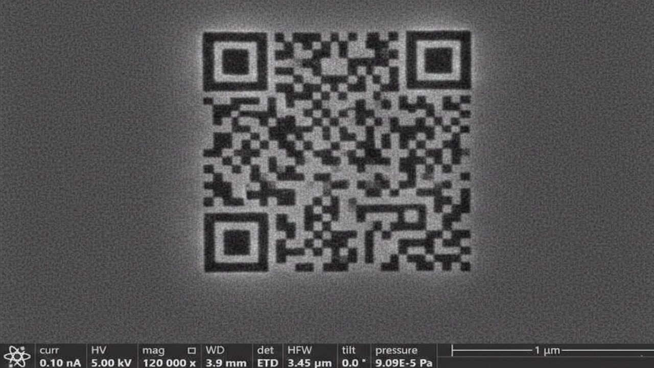 طراحی کوچک‌ترین کیوآرکدی در ابعاد یک باکتری و ثبت رسمی در گینس