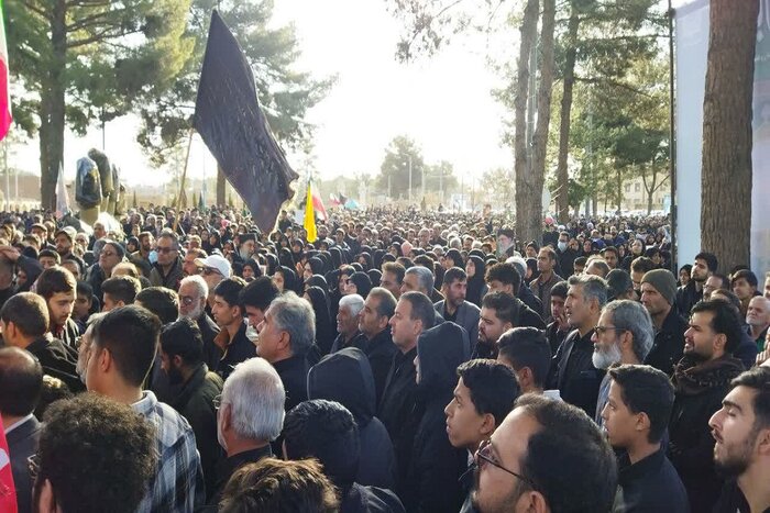 فریاد الغوث خراسان جنوبیها در اجتماع سوگواران امام امت