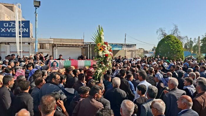 تشییع باشکوه ۶ شهید حملات آمریکایی صهیونیستی در مسجدسلیمان و دزفول