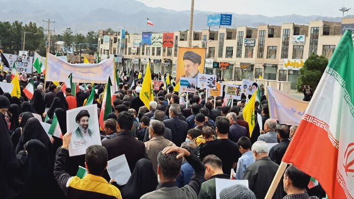 خروش مردم خراسان جنوبی در روز قدس؛ صفآرایی اقتدار در برابر ظلم جهانی