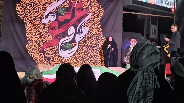 حضور معاون رییس جمهور در تجمعات شبانه قم و دیدار با خانواده شهیدان جنگ رمضان