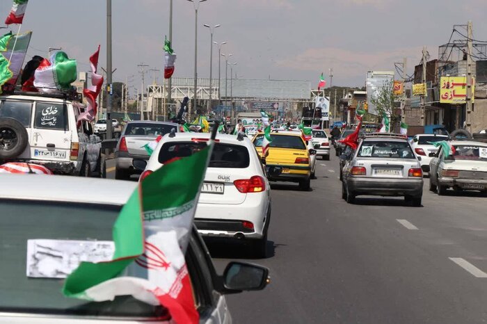 همایش خودرویی «ایران ۴۵»؛ رای آری دوباره کرمانیها به جمهوری اسلامی
