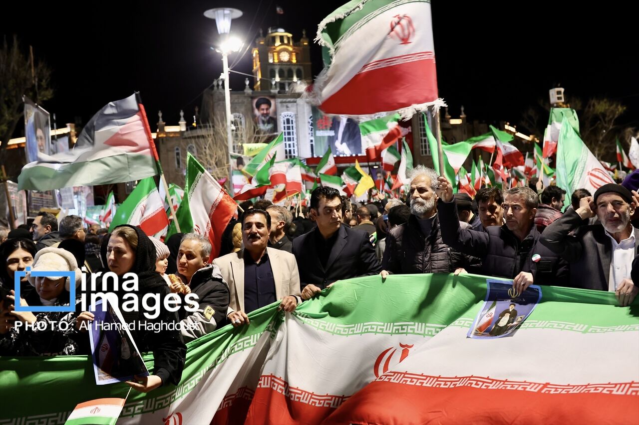 سوگ شب اربعین امام شهید در تبریز