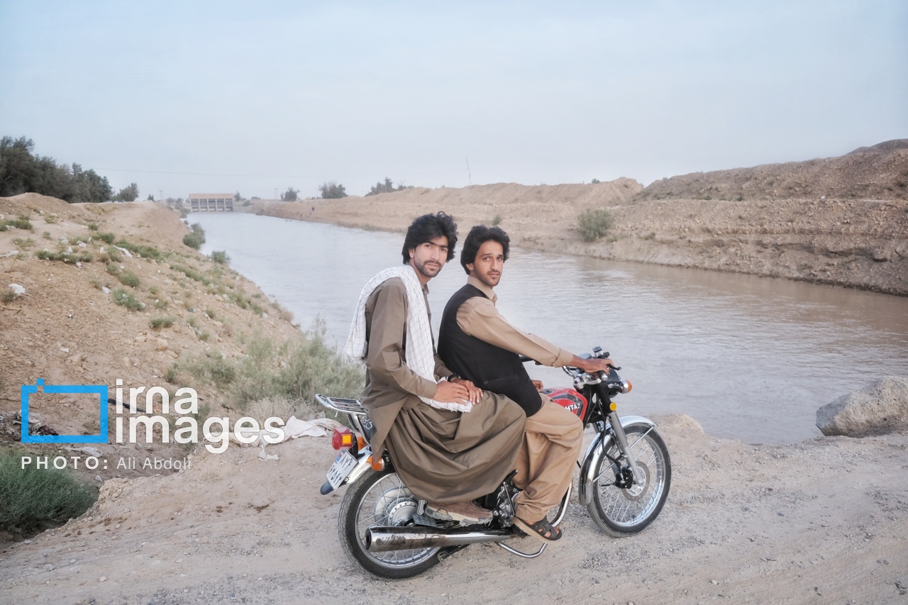 ورودی آب به سیستان پس از سالها خشکسالی