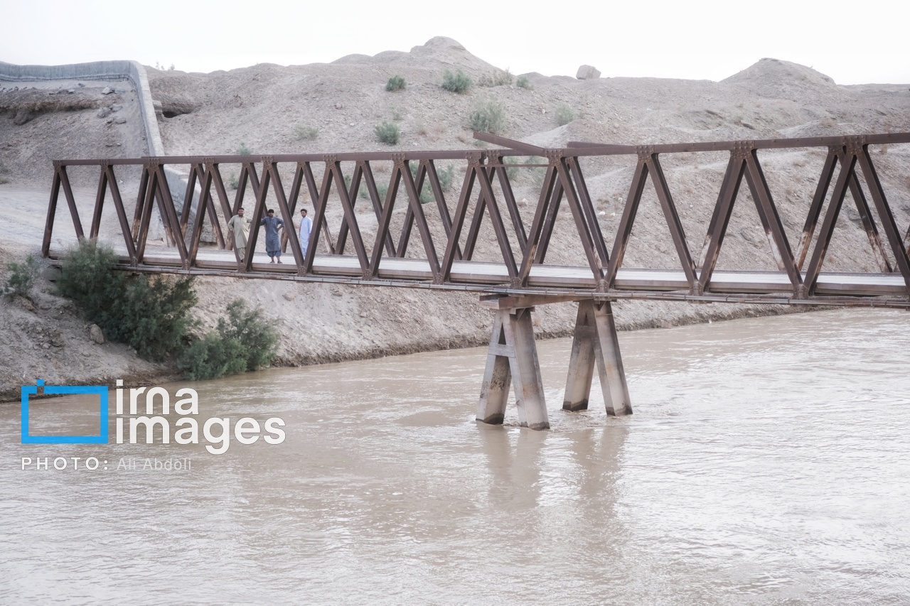 ورودی آب به سیستان پس از سالها خشکسالی