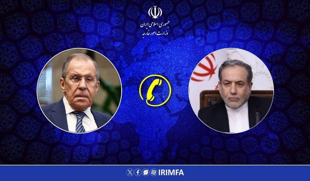 گفت وگوی تلفنی وزیران امور خارجه ایران و روسیه