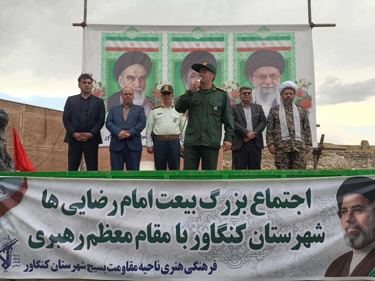 فیلم| رزمایش جانفدا برای ایران؛ طنین اقتدار رضوی در آسمان کنگاور