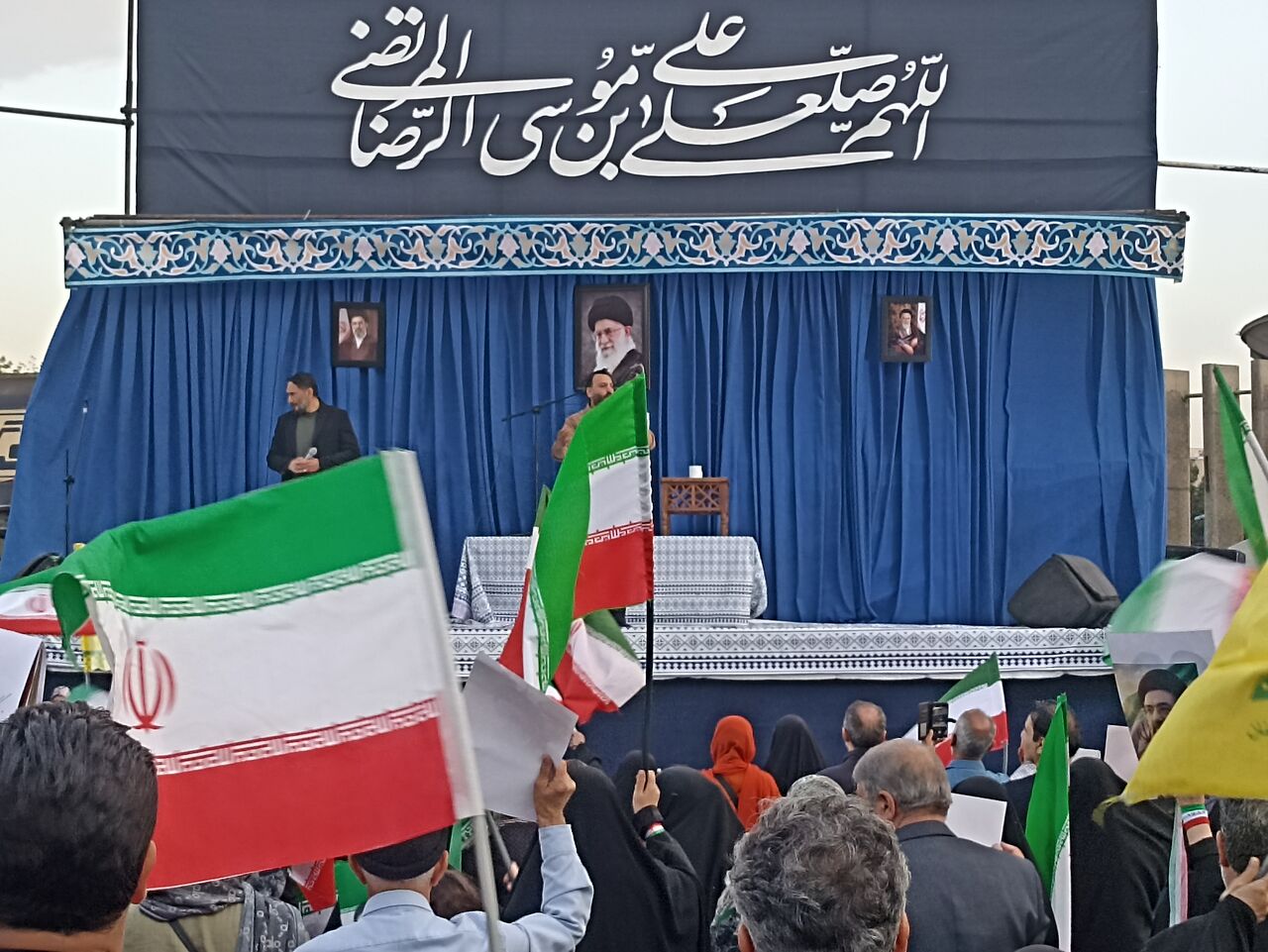 فیلم/ تجمع امام رضایی‌ها از امام حسین(ع) تا آزادی و حمایت از رهبر جدید