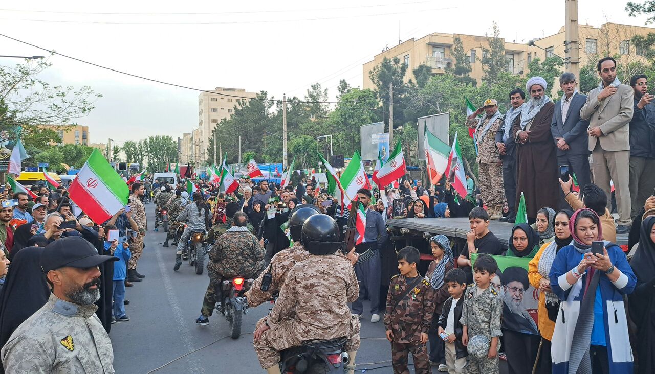 رزمایش جانفدایان ایران امام رضا در شهرستان‌های غرب استان تهران + فیلم
