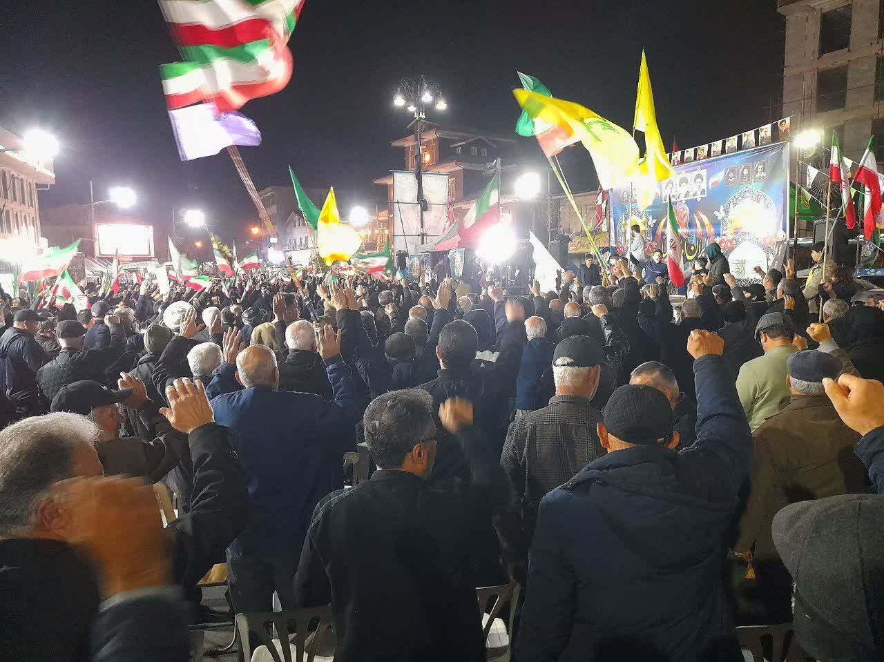 تجدید بیعت شصتم مردم بندرانزلی با رهبر معظم انقلاب