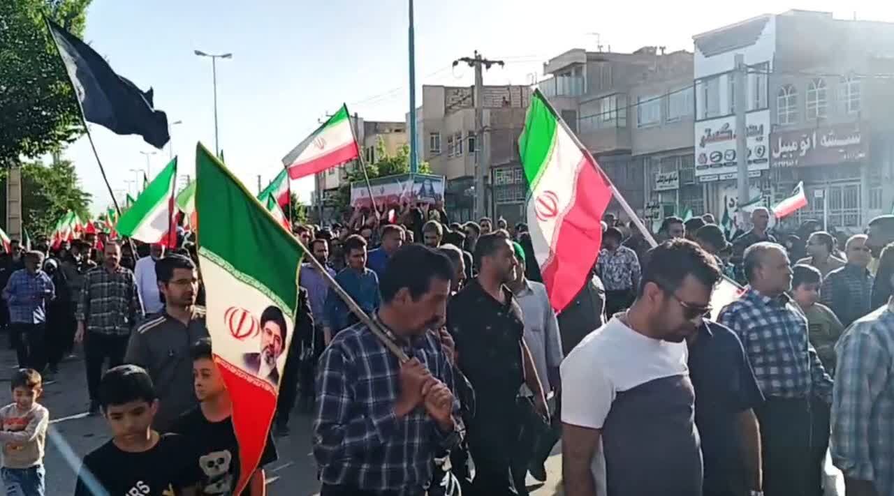 پیکر شهیده جان‌فدای ایران «فاطمه موحدان» در یزد تشییع شد+فیلم