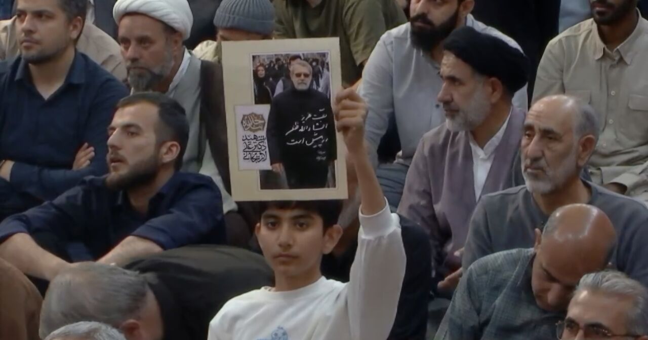 آیین چهلم شهید علی لاریجانی در حرم حضرت معصومه برگزار شد