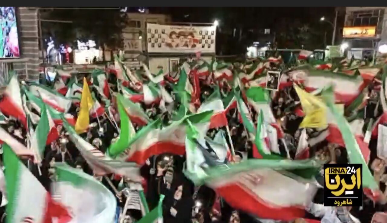 ۷۰ شب تداوم حضور شاهرودی‌ها برای پشتیبانی از وطن + فیلم