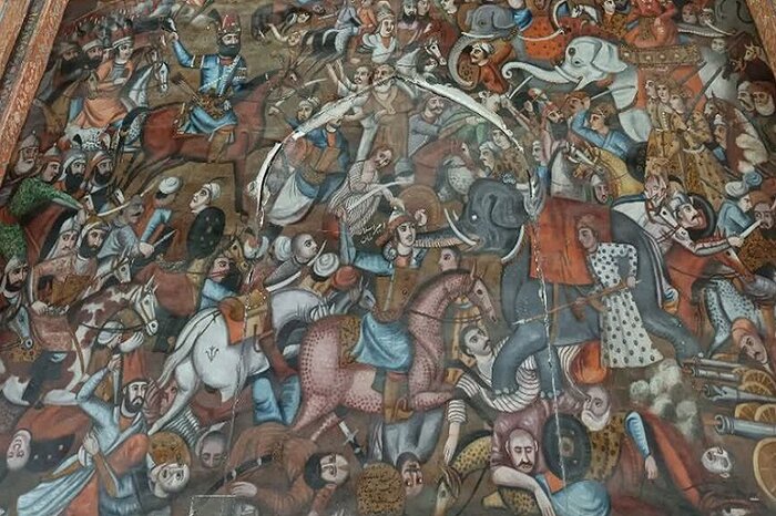 مرمت اضطراری بخشهایی از تزیینات کاخ «چهلستون» به پایان رسید