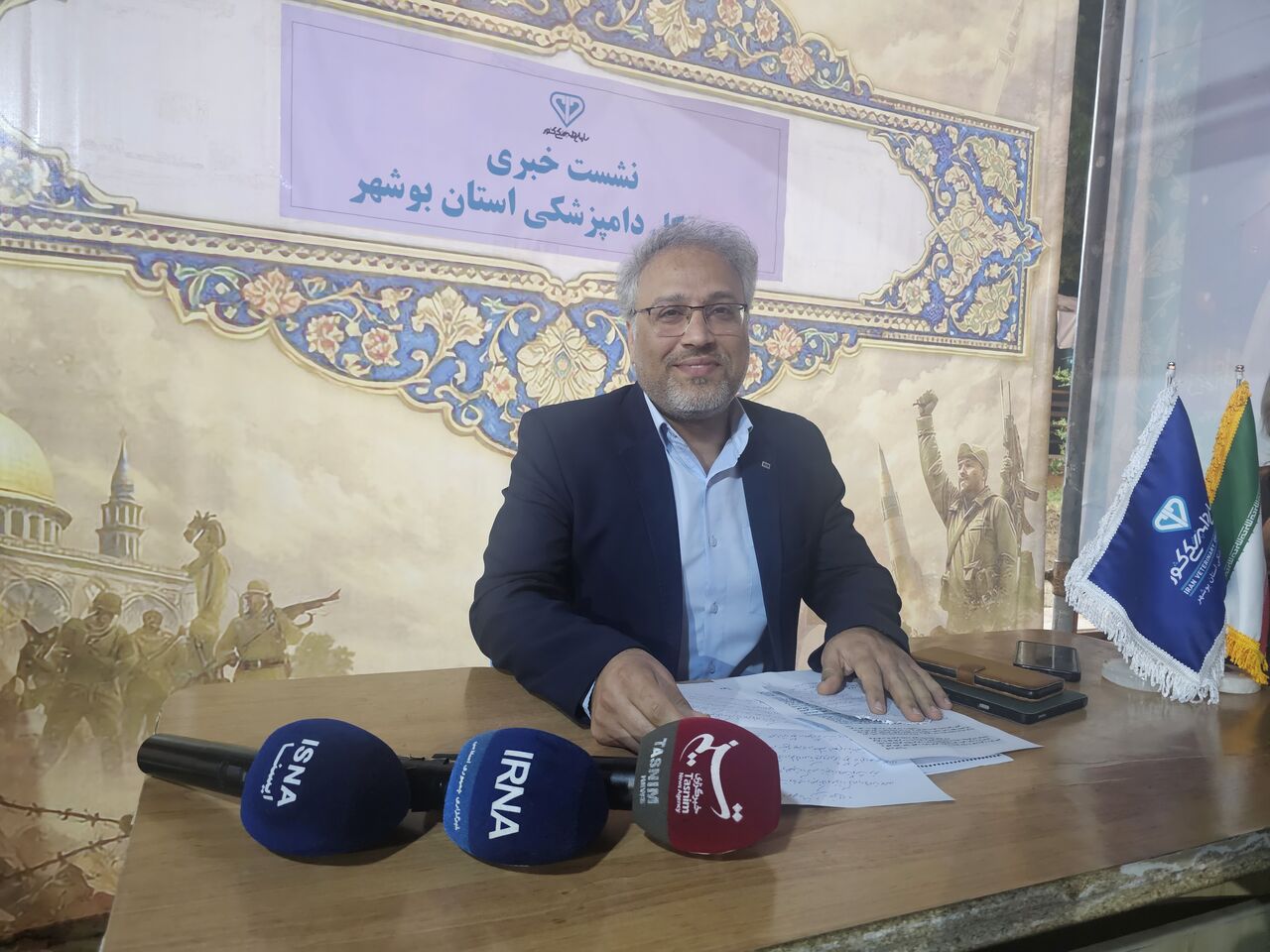 نظارت دامپزشکی بوشهر بر ۱۵ هزار و ۵۰۰ محموله قرنطینه‌ای در جنگ تحمیلی