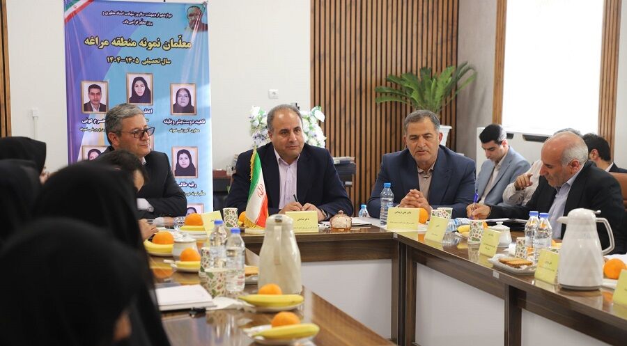 آسیب ساختمان آموزش و پرورش مراغه سند جنایت آمریکاست