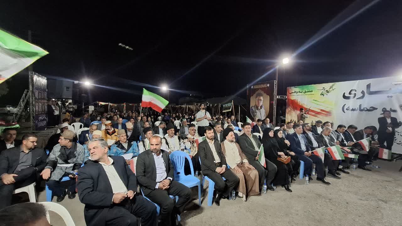 برگزاری آیین گرامیداشت شهدای اندیمشک و تجدید بیعت با رهبری در فضایی حماسی