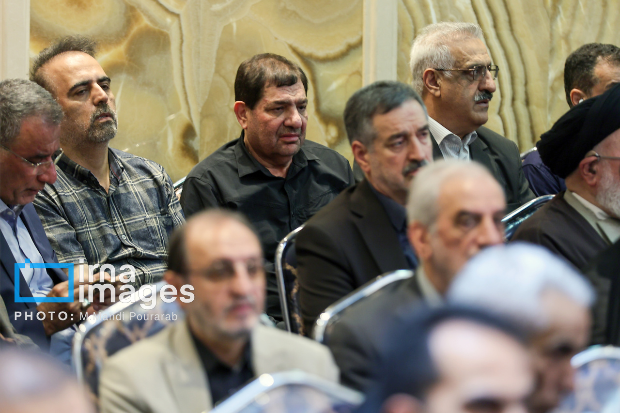 مراسم یادبود شهید علی لاریجانی برگزار شد