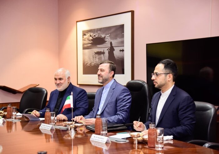دیدار غریبآبادی با دبیر غرب وزارت امور خارجه هند