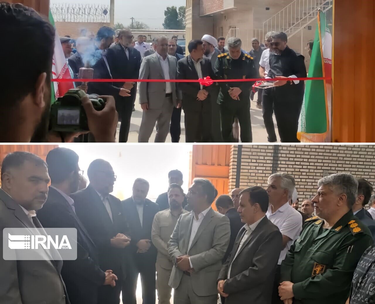 طرح تولید استراکچر نیروگاه‌ خورشیدی در قم، با حضور معاون وزیر افتتاح شد