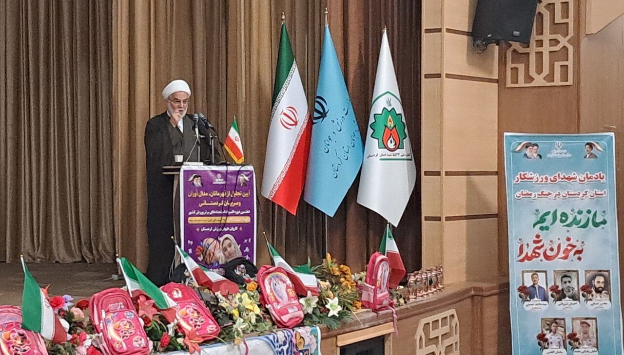 نماینده ولی فقیه در کردستان: ورزش میدان اخلاق، مسئولیت‌ پذیری و امیدآفرینی است