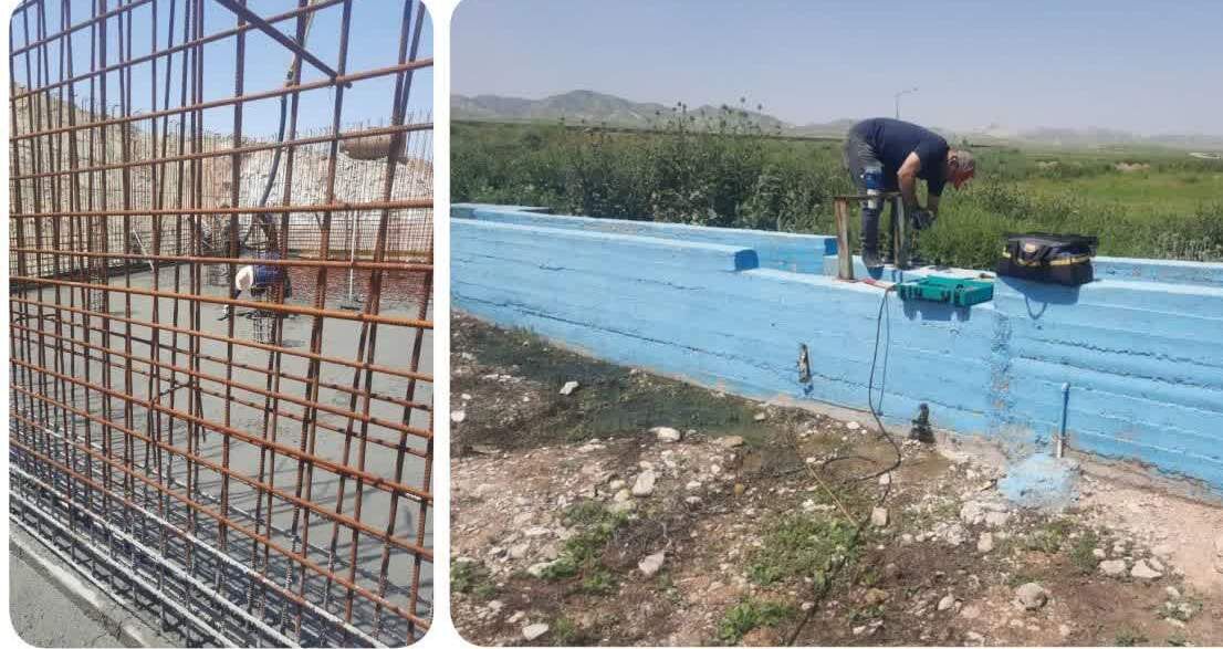 ارتقای سطح خدمات‌رسانی به مشترکان آبفا گیلانغرب با نصب دبی‌سنج و احداث مخزن هزار مترمکعبی
