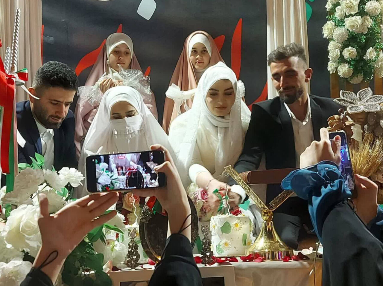 خطبه عقد چهار زوج در تجمع مردمی خلخال و اردبیل جاری شد