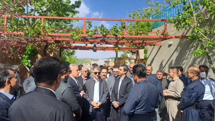 سومین روستای سالم شهرستان جوانرود افتتاح شد