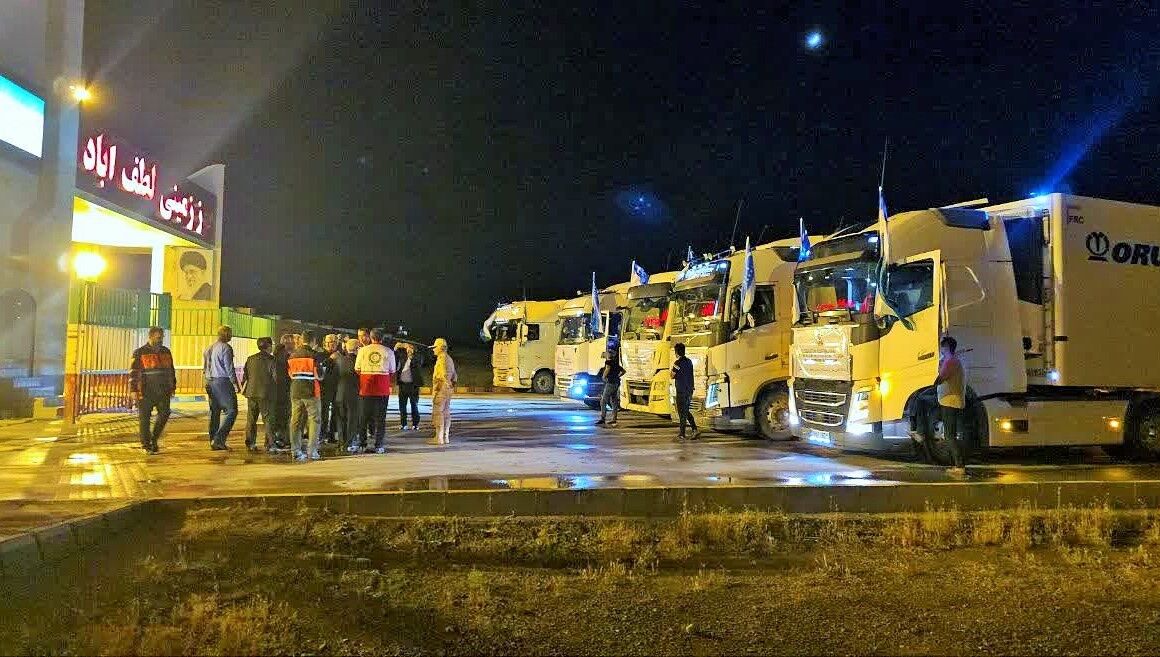 دومین کاروان همبستگی ملت ازبکستان از مرز لطف آباد وارد خراسان رضوی شد