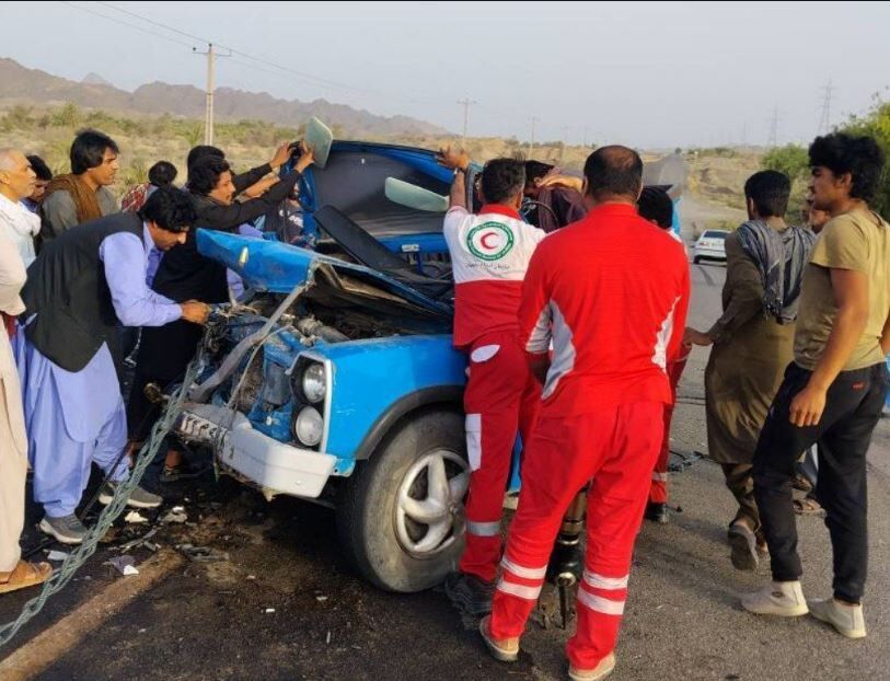 تصادف در محور فنوح به کتیج یک کشته و چهار مجروح برجای گذاشت