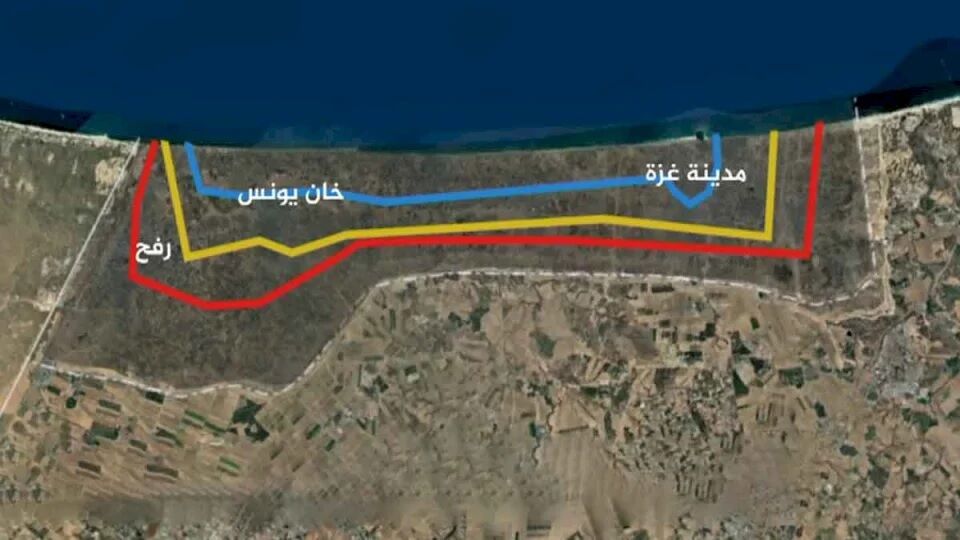اشغال ۱۲۲۰ کیلومتر مربع از اراضی غزه، سوریه و لبنان توسط اسرائیل