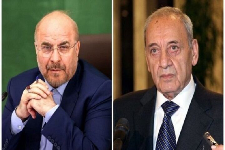 قالیباف در گفت و گو با بری:  در صورت ادامه جنایت ها در لبنان  گفت‌وگوها را متوقف می کنیم