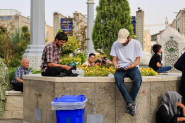 قرائت دعای «عرفه» در حرم مطهر رضوی