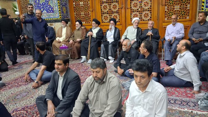 آیین ختم خواهر سید محمد خاتمی در یزد برگزار شد+ فیلم