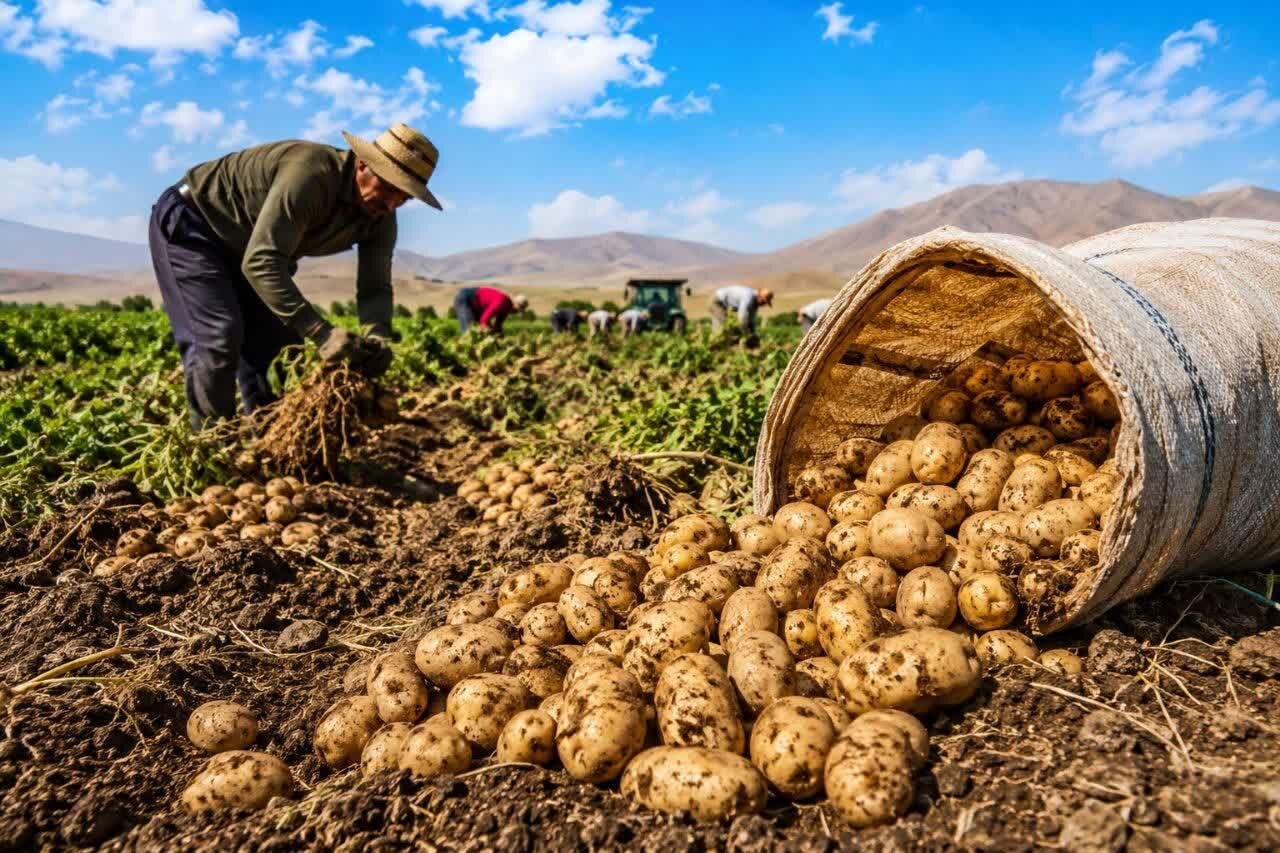 عجب‌شیر رتبه اول کشت و تولید سیب‌زمینی آذربایجان‌شرقی را دارد