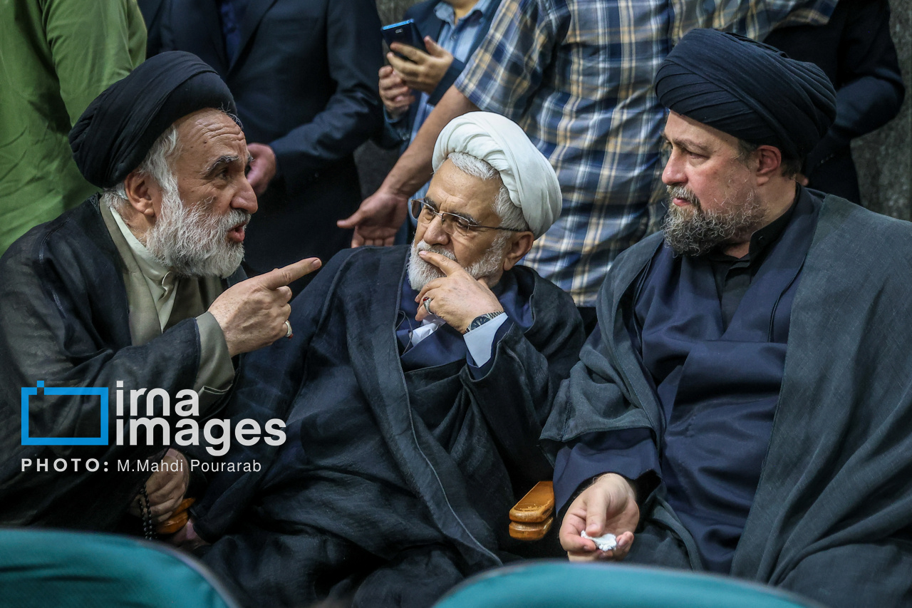 مجلس ترحیم خواهر سیدمحمد خاتمی برگزار شد