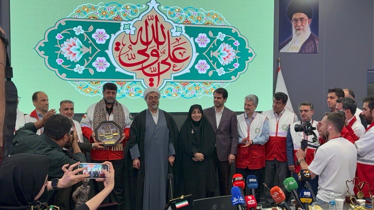 برگزاری مراسم تقدیر جامعه ورزش از جمعیت هلال احمر