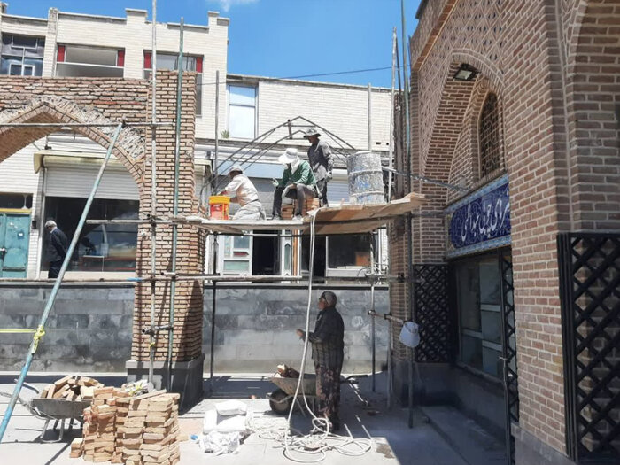 عملیات تکمیل رواق‌های بنای تاریخی جهانی شیخ‌صفی‌الدین اردبیلی آغاز شد