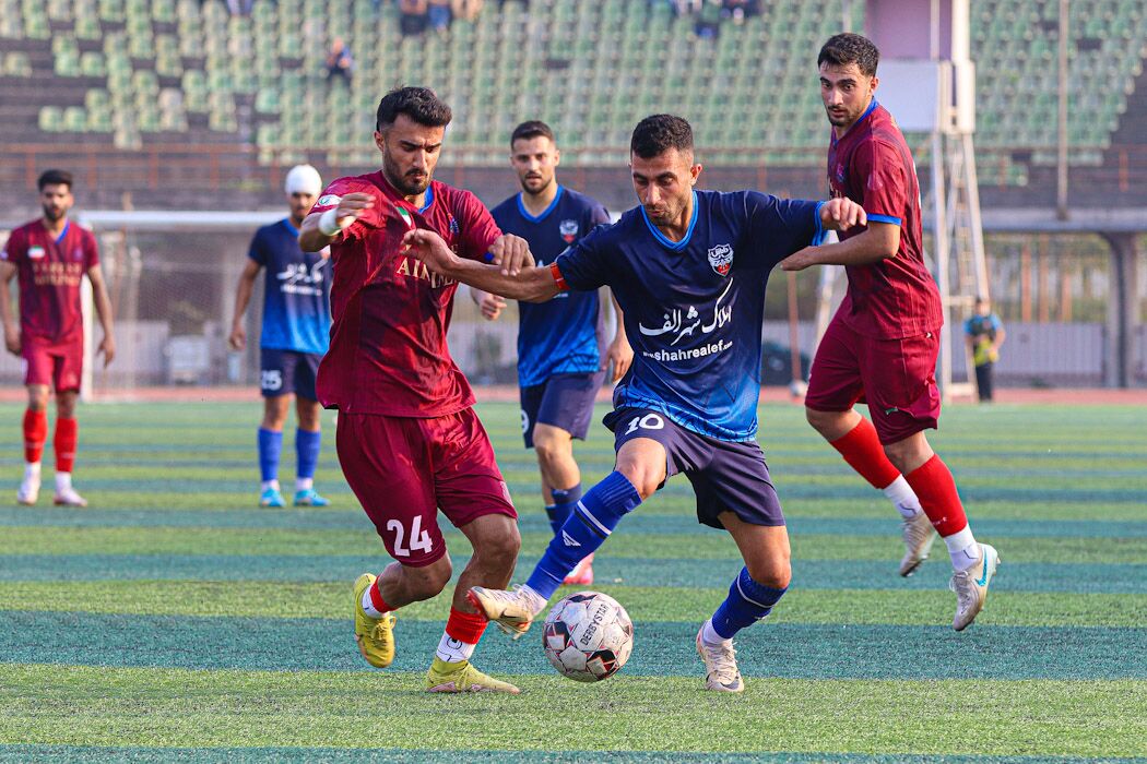 نساجی – داماش؛ جدالِ قهرمانی و بقا در شهرآورد شمالی لیگ یک