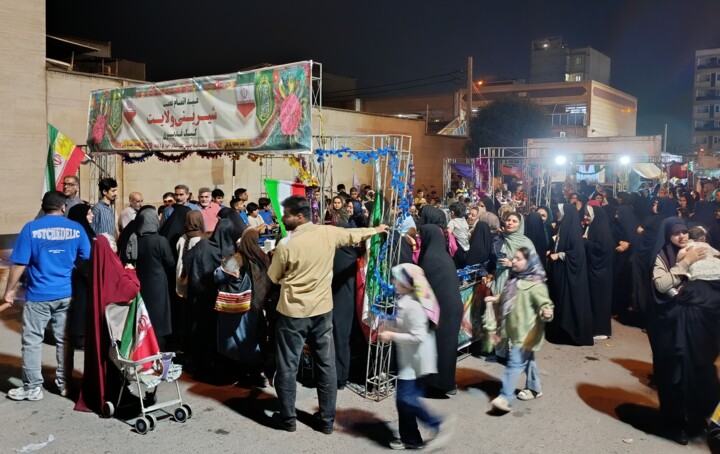 جشن کیلومتری مواکب با عنوان عهد محله با علی در اهواز برگزار شد