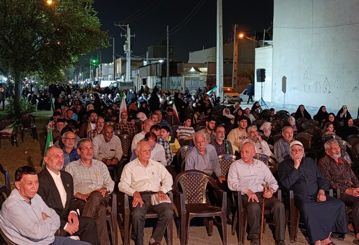 جشن کیلومتری مواکب با عنوان عهد محله با علی در اهواز برگزار شد