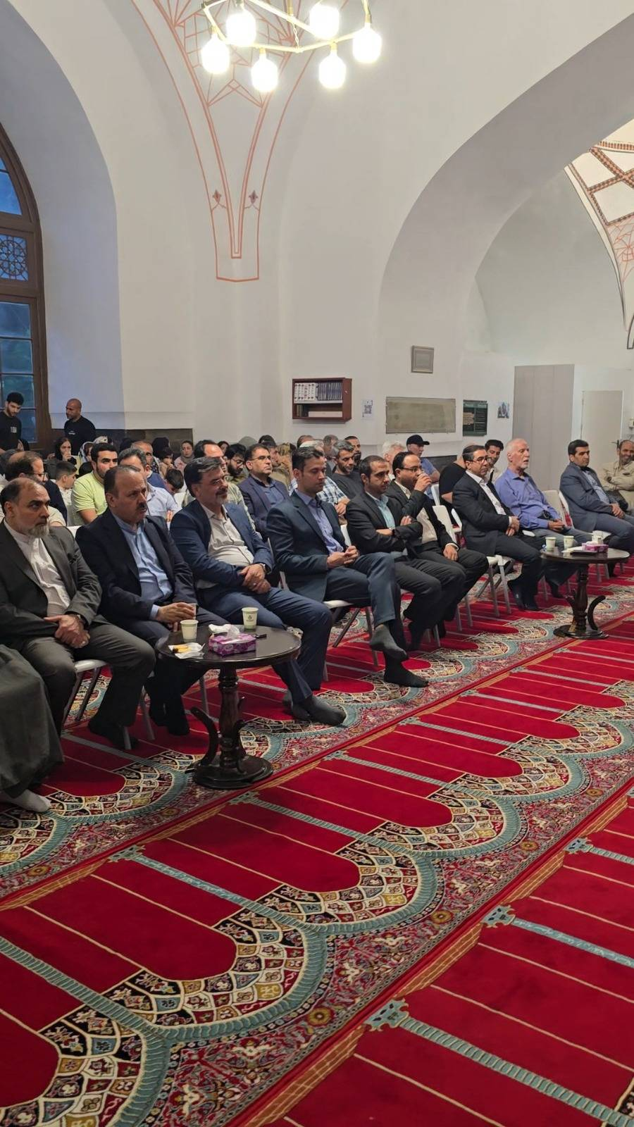 برگزاری مراسم گرامیداشت عید سعید غدیر و سالگرد ارتحال حضرت امام خمینی(ره) در مسجد کبود ایر
