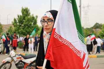 رژه موتوری در مشهد در گرامیداشت رحلت بنیانگذار انقلاب