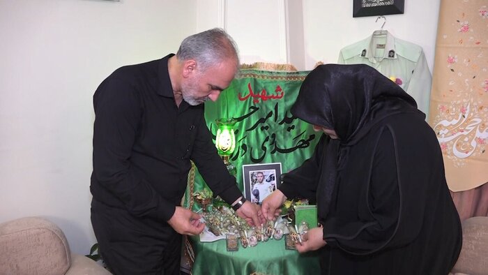 رنگ و بوی متفاوت خانه سادات شهید در عید غدیر امسال مازندران؛ از سفره سبز تا نوای خنیاگر