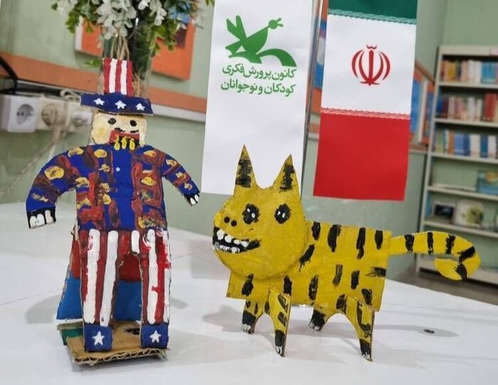 نقشآفرینی کودکان بازمانده مدرسه شجره طیبه میناب در کارگاه هنرزمینی