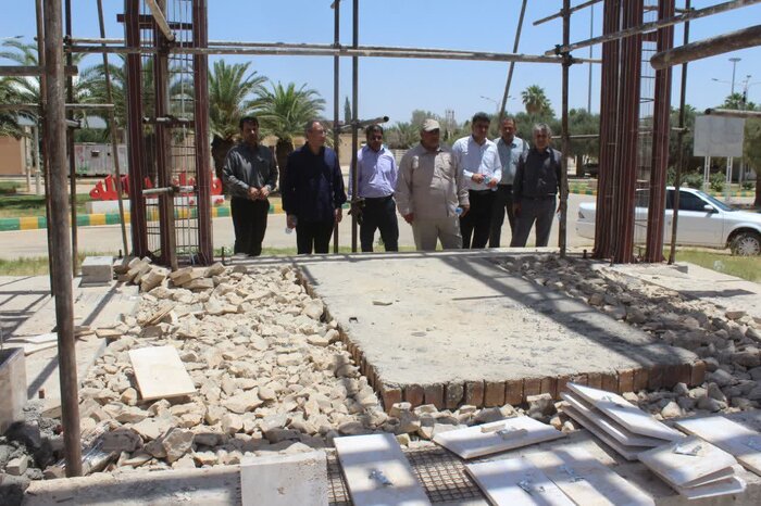 خسروی در مسیر آمادهسازی برای اربعین؛ ظرفیت سایبانهای مرز به ۲۶ هزار مترمربع میرسد
