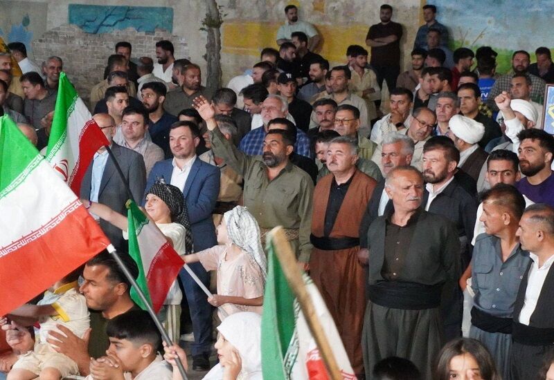 فیلم| تجمع جان‌فدایان انقلاب اسلامی در مهاباد