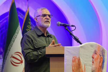 مراسم گرامیداشت سپهبد شهید حاج محمد پاکپور، فرمانده کل سپاه در حرم رضوی