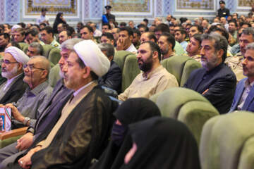 مراسم گرامیداشت سپهبد شهید حاج محمد پاکپور، فرمانده کل سپاه در حرم رضوی
