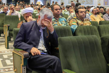 مراسم گرامیداشت سپهبد شهید حاج محمد پاکپور، فرمانده کل سپاه در حرم رضوی